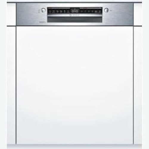 Bosch SMI6ZCS00E Serie 6 Smarter Geschirrspüler integriert, 60 cm breit, Besteckschublade, Made in Germany, Silence Programm besonders leise, Rackmatic höhenverstellbarer Oberkorb, Einbau