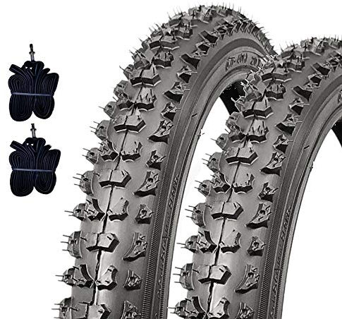 2 Reifen Kenda 16 x 1,95 (50-305) + Kammern K-817 schwarz MTB Kinder Fahrrad Mountainbike