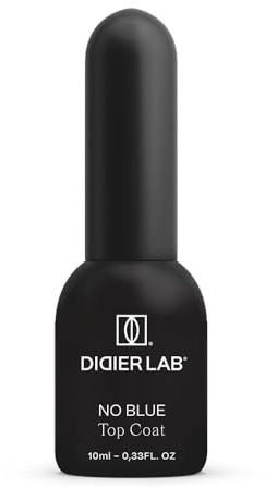 Didier Lab - Premium Top Coat Semipermanente No Blue - Capa Superior de Protección del Esmalte de Gel - Esmalte Semipermanente - Esmaltes Semipermanentes Para Uñas - Gel Uñas Semipermanente