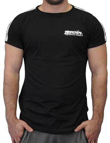 Brachial Premium Herren T-Shirt Classy Slim-Fit - für Freizeit Bodybuilding Workout Gym Kraftsport Fitness
