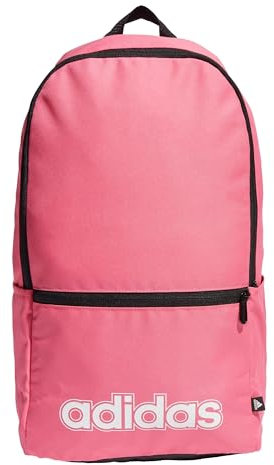 adidas Unisex - Adulto Classic Foundation Backpack, Pulse Magenta/White, One size