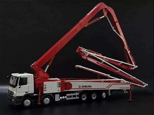 FloZ Für JUNJIN JXRZ61-6.18HP Korean Quanjin Heavy Industry 62 Meter Zement Beton Pumpe Truck 1/35 Truck Vorgefertigtes Modell