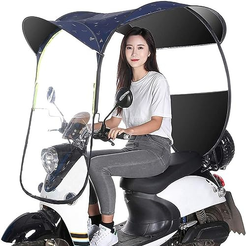 ElROal Universeller Regenschirm Für Auto, Motorroller, Mobilität, Sonnenschutz, Regenschutz, Wasserdicht, Zusammenklappbar Für Roller,A