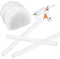 DAKFOOK 112 Pcs Hot Glue Sticks 11 x 190mm, Transparent Universal Glue Gun Sticks, Glue Sticks for Glue Gun Diy, Crafts, Repairs