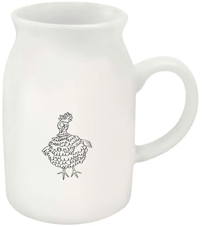 Azeeda 300ml 'Quirky Cartoon Chicken' Ceramic Milk Jug (MJ00014370)