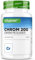 Cromo picolinato - 200 mcg di cromo puro per compressa - 365 compresse in un anno di fornitura - Puro - Senza additivi indesiderati - Altamente dosato - Vegan