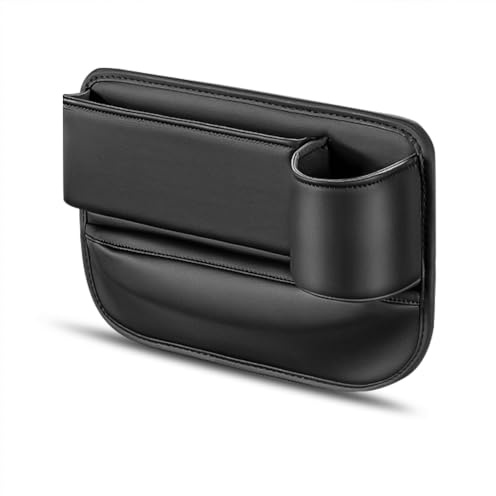 TOEECY Organizador Lateral Asiento Coche Bolsillo Almacenamiento Cuero Pu Impermeable Copiloto Automóvil Accesorios Interior