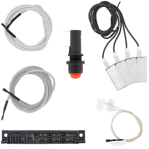 Parrillas de repuesto para encendedor de barbacoa, juego de encendido de electrodos, componentes de parrillas de reparación, juego de encendedor, accesorios