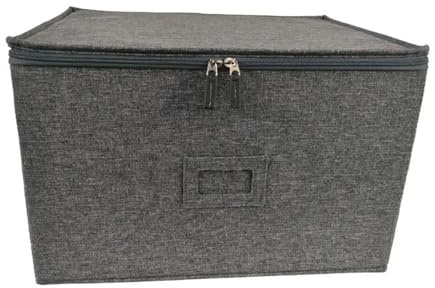 ZYAYNG Caja para Guardar Copas De Vino Caja for Guardar Copas de Vino, Organizador de Ropa Blanca, contenedor Lavable for Cocina para Copa De Vino
