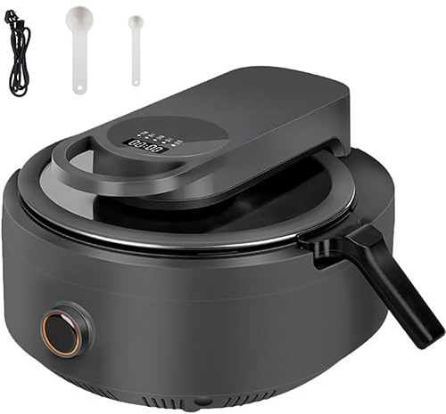 Cocina eléctrica multifunción de 3,5 l, 1200 W, olla antiadherente con control inteligente de temperatura para freír y estofar