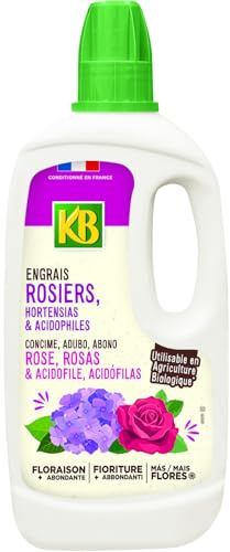 KB Engrais Organo-minéral rosiers et arbustes à Fleurs 1 L