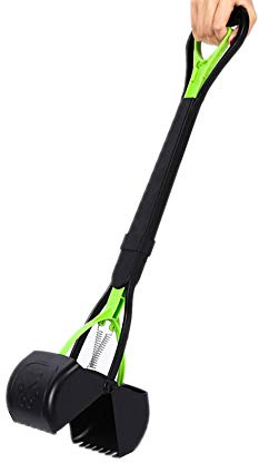 Ceasyde Grande Pelle à déjections Canines avec poignée de 71,1 cm de Long pour extérieur Jardin, intérieur et Chat, Animal de Compagnie, Pas Besoin de Se pencher