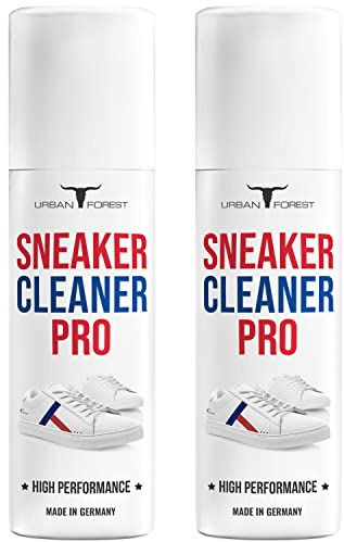 SPARSET 2 x sneakers tvättmedel | professionell skovård och skorengöring | skorengöring för läder och konstläder | skor rena med Urban Forest (2 x 150 ml)