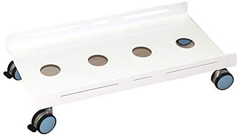 Transportroller Möbelroller ZHAOHUI Möbelhund Transportwagen Eisen Beweglich Hauptchassisbasis Universalrad Mit Bremse 60kg Kapazität, 2 Farben (Color : White)