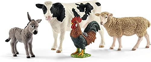 SCHLEICH 42385 Farm World Starter-Set, für Kinder ab 3+ Jahren, Farm World - Spielfigur