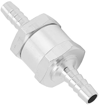 Clapet anti-retour de carburant unidirectionnel, clapet anti-retour de tuyau de carburant, clapet anti-retour unidirectionnel anti-retour, alliage d'aluminium universel pour carburant(6mm)