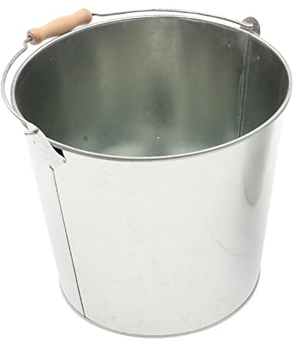 Healeved Bruciatore di Carta in Metallo Secchio per Cenere per E Giardino