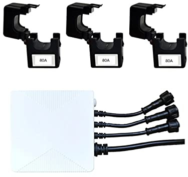 DAZZLEEX para TUYA WiFi Vida Inteligente 3 Fases energía KWH Contador medidor 80A Pinza de Corriente Transformador de Corriente