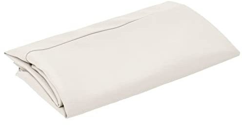 vidaXL Ersatzbezug für Ampelschirm Sonnenschirm Abdeckung Gartenschirm Stoff Ersetzen Ersatz Bezug Terrassenschirm Sonnenschirmbezug Sandweiß 300cm