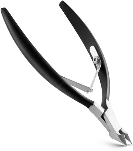 CVNRCLP Hand-Forged Stainless Steel Cuticle Nippers - Professional Grade Cuticle Cutter for Nail Salons - Precision Trimmers for Salon Quality Grooming