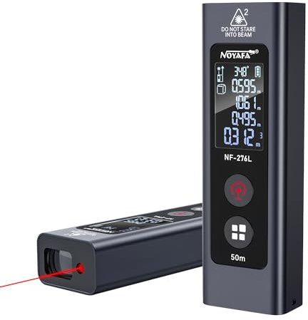 NF-276L Mini Laser Rangefinder 50m Distance Meter Instrument Electronic Measuring Ruler Range Tape Finder Level Test Tool