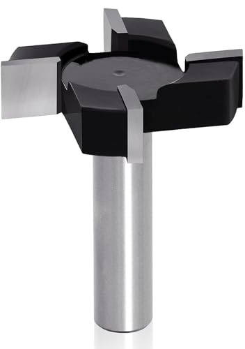 Fraise à défoncer à 4 ailes CNC avec tige de 12 mm pour raboter le bois (1,27 cm)