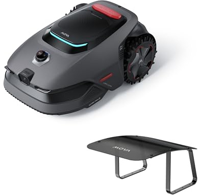 MOVA LiDAX Ultra 1600 Mähroboter- und Garagen-Set. Ohne Begrenzungskabel, mit 4G, ohne RTK und mit automatischer Kartierung per 3D-LiDAR mit 360°-Erfassung und KI-Vision, 5 cm Kantenschnitt
