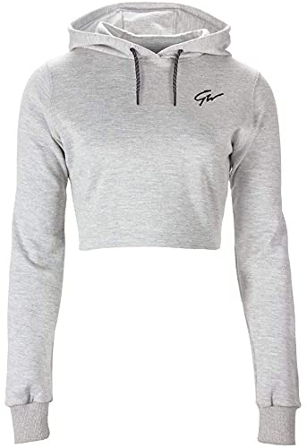Gorilla Wear Pixley Crop Top - Sudadera con Capucha, Color Verde Claro, Ligera y Funcional, Parte Superior con Logotipo para Entrenamiento Deportivo, cómodo, Libertad de Movimiento, Transpirable,