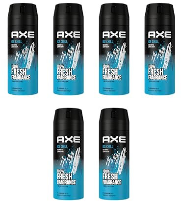 Axe Bodyspray Ice Chill ohne Aluminiumsalze 6x 150 ml Dose
