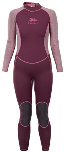 Trespass dam 3 mm full våtdräkt, Damson ton, 10 UK
