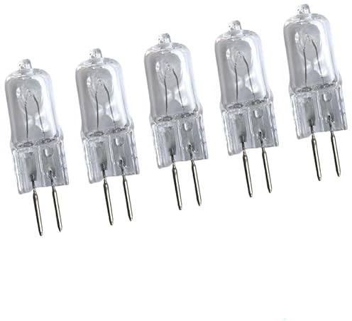 UGEFKMQ Ampoules Capsule G5.3 Ampoule Halogène G5.3, Variable, Blanc Chaud, 220V, 20W, 50W, 100W, 200W, Ampoules Halogènes G5.3,20W,10 Pièces