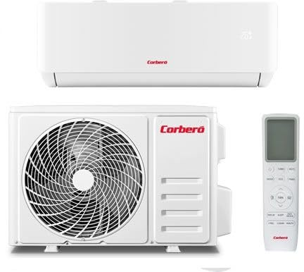 Corbero - Aire Acondicionado Split | 9000BTU | Wifi | Inverter | Gas R32 | Golden Fin | I-Feel | Autolimpieza | Filtro | Eficiencia Energética A+++/A++ | Blanco