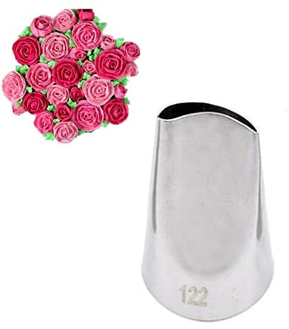 Spritztüllen, Spritztüllen, Zuckergusstüllen, Gras-Spritztülle, Rosenblüten-Spritztülle, Spritztülle for Kuchendekoration, Spritztüllen aus Edelstahl for Sahne, koreanische Bohnenpaste, Kuchendekorati
