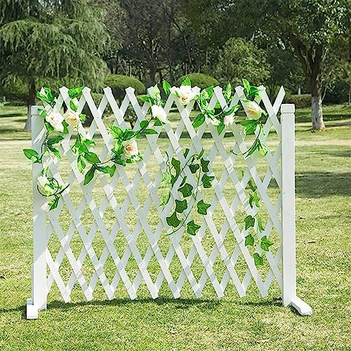 Outdoor s and Panels for Garden Decor Rankhilfe Zaun für Kletterpflanzen Dekoratives Zaungitter für Hofdekoration Skalierbare Teleskop-Leitplanke