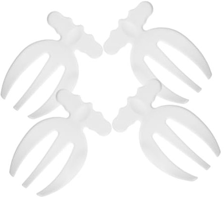 SECFOU 4pcs Reusable Mixing Forks for Salad and Pasta Food Claws for Fruit Serving Kitchen Tool for Easy Mixing and Stirring for Home Use