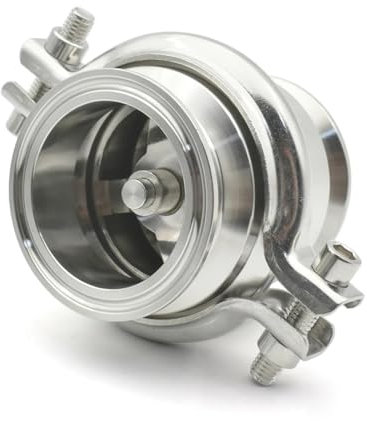 19 25 32 38 5157 63 76 89102mm 304/316L clapet anti-retour vertical à trois clips en acier inoxydable à sens unique(89mm Ferrule06,SUS316L)
