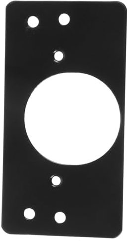 Mikikit 2piezas Placa De Reparación De Bisagras De Acero Inoxidable Placa De Relleno De Orificio De Puerta Para Gabinetes De Cocina Reparación De Bisagras Ocultas Para Muebles
