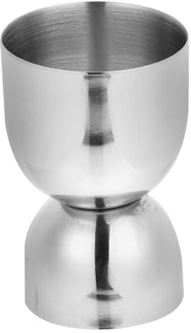 KICHOUSE Edelstahl Cocktail Messbecher Bar Jigger Doppelseitig Präzise Graviert Spülmaschinenfest Für Bar Zuhause