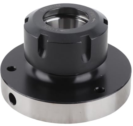 Portabrocas de sujeción ER32, soporte de herramienta para fresadora de torno de acero al carbono duradero de alta precisión, 80mm de diámetro
