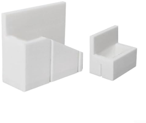 Herramienta de corte de espuma para atar moscas, troquel de corte de espuma para molde para hacer señuelos de pesca con mosca, juego de troqueles de corte de cuerpo resistente al desgaste (S blanco)