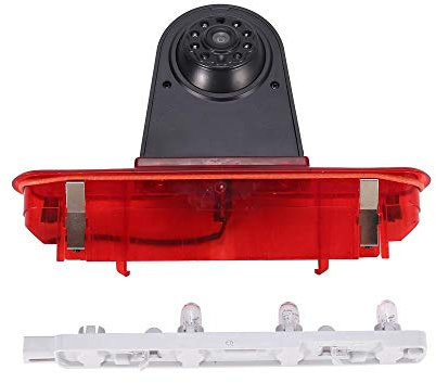 Rückfahrkamera Transporter mit Bremslicht Bremsleuchte, HD Nachtsicht wasserdichte Auto Rückfahrkamera für FIAT Doblo 263 Van (2010-Present) / Opel Combo (2011-2018)