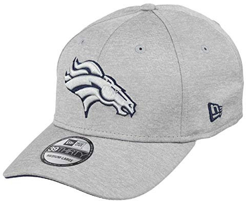 New Era Denver Broncos Grey Collection 39Thirty Stretch Cap - M - L