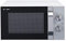 Sharp R204WA Solo-Mikrowelle, 20 L, 800 W, 6 Leistungsstufen, Timer von 30 Minuten bis 00 Sekunden, Weiß