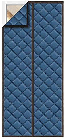Thermo Door Curtain,Thicken Windproof Blackout Soundproofing Partition Door Curtain Bedroom Dorm, Winter Warm Magnetic Automatic Closure Air Conditioning Curtain