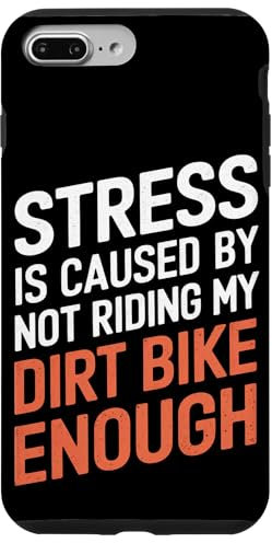 Le stress est causé par le fait de ne pas rouler assez sur ma moto tout-terrain Coque pour iPhone 7 Plus/8 Plus