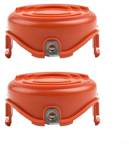 BlesConi Pour débroussailleuse BLACK DECKER Capuchon de couverture de bobine Pour GL9035 GL8033 GL7033 Débroussailleuse à levier Pièce de rechange 90583594 (2pcs)