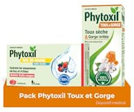 Phytoxil Sirop toux et gorge 100 ml + Pastilles gorges irritées Fruits Rouges – Soulage mal de gorge & toux sèche, enrouement– Dispositifs médicaux (100ml + 16 Pastilles)
