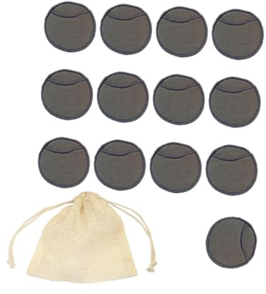 Beavorty 14stücke Bambus Make-up-entferner-pads Wiederverwendbar für Gesichtsreinigung Sanft der Haut Anzuwenden für Reisen und Tägliche Nutzung Pads mit Fingerdesign Baumwollnetzbeutel