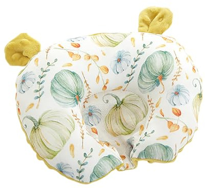 Générique Coussin Bebe,Oreiller pour Tout-Petit,Oreillers pour Enfant,Oreiller pour Nouveau-né,Oreillers pour Tout-Petit en Coton Biologique Doux pour Dormir,Lavable en Machine,pour Voyages (Jaune)