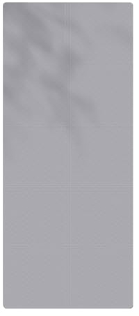 Pliage Voyage Tapis de Yoga Extra RéSistant DéChirure AntidéRapant Tapis de Pilates Multi-Usage Les Abdominaux Tapis Sport pour Maison AéRobic Stretching EntraîNement Gym(Gray)